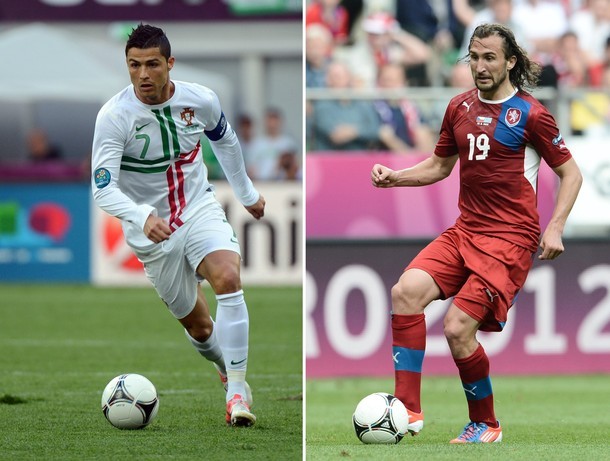 Petr Jiracek và Cristiano Ronaldo sẽ tạo nên cuộc chiến giữa hai bộ não.